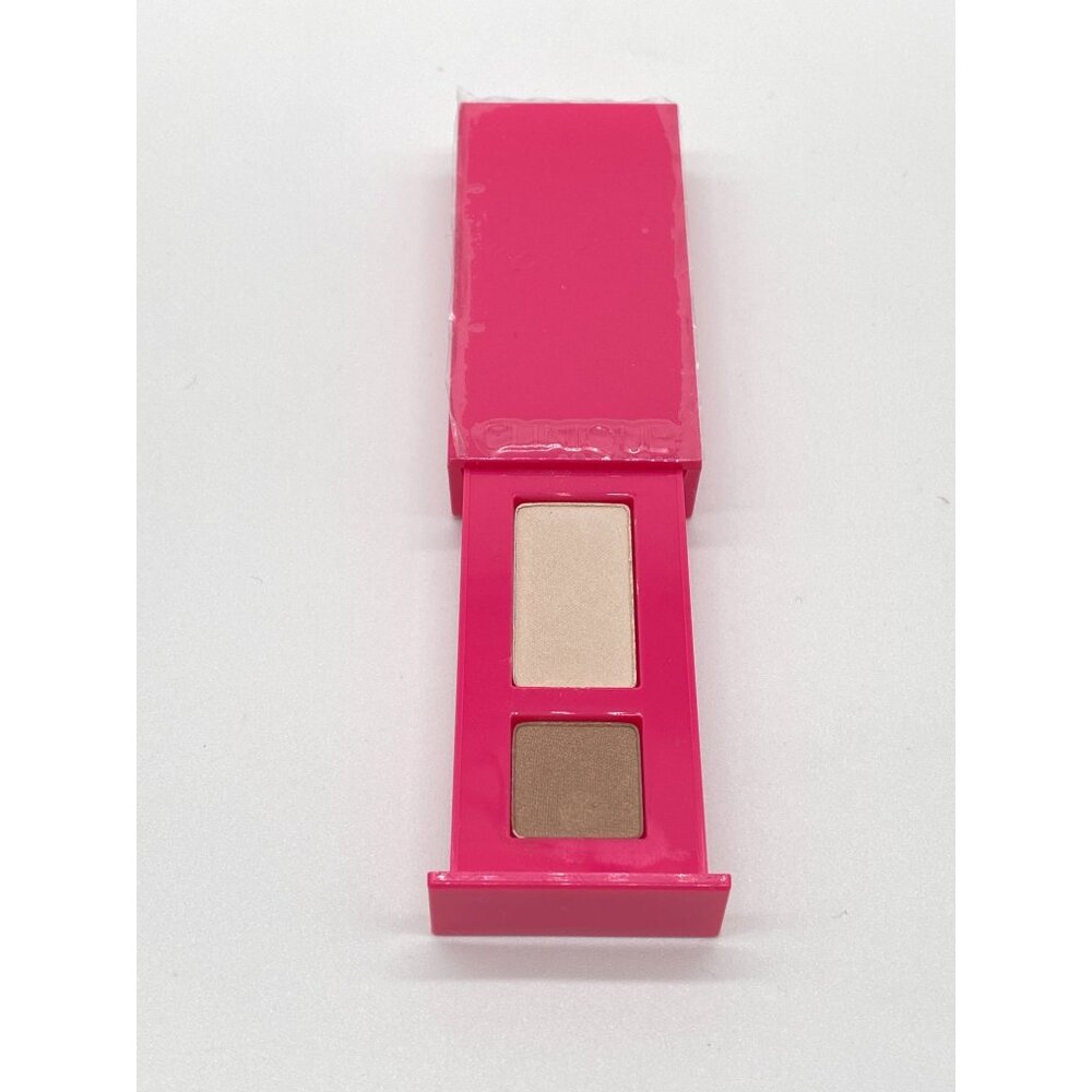 Clinique All About Shadow Duo in 04 Ivory Bisque / Bronze Satin (0.06 oz/ 1.7g)